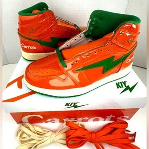 Reves Paris X Kiy Air Sport ‘85 Hi Carrots By Anwar Carrots Edition Size 10